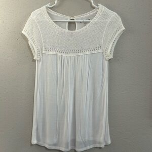 LOFT Crochet Blouse Size XS
